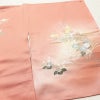訪問着 美品 しつけ糸付き 一つ紋付き 正絹 古典柄 袷仕立て 身丈160cm 裄丈65.5cm 箔 金彩 フォーマル 着物 入学式 卒業式 結婚式 ピンク_画像15