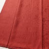 色無地 良品 しつけ糸付き 一つ紋付き 正絹 花柄 袷仕立て 身丈167cm 裄丈69cm フォーマル 着物 お茶会 赤・朱_画像4