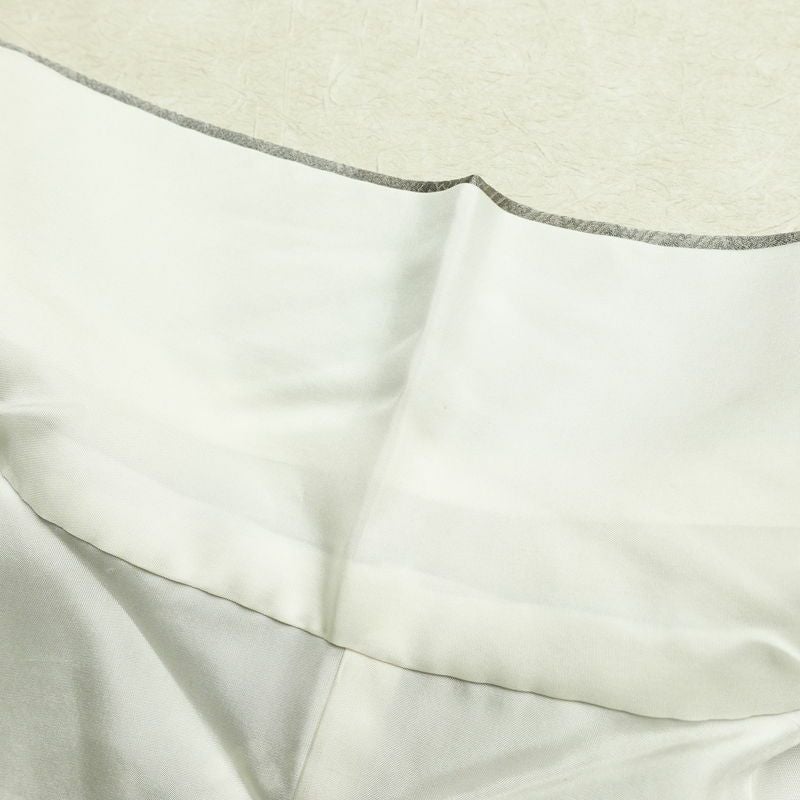 訪問着 美品 しつけ糸付き 絞り 一つ紋付き 正絹 花柄 袷仕立て 身丈159.5cm 裄丈65cm 刺繍 フォーマル 着物 入学式 卒業式 結婚式 グレー_画像21