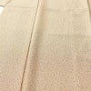 小紋 良品 しつけ糸付き 総柄 正絹 その他の柄 袷仕立て 身丈154.5cm 裄丈63.5cm 柄八掛 着物 ベージュ_画像5