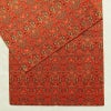 名古屋帯 全通柄 正絹 幾何学柄・抽象柄 通し仕立て 帯 橙_画像13