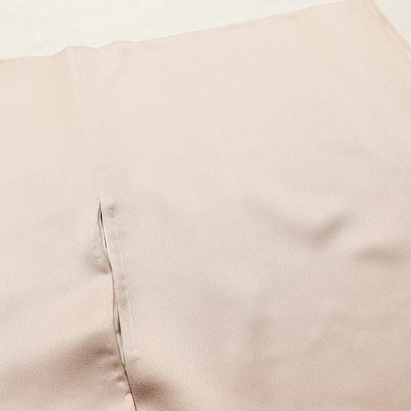 色留袖 しつけ糸付き 金駒刺繍 一つ紋付き 正絹 人物・動物柄 袷仕立て 身丈156.5cm 裄丈68cm 箔 刺繍 共八掛 金彩 フォーマル 着物 結婚式 ピンク_画像18