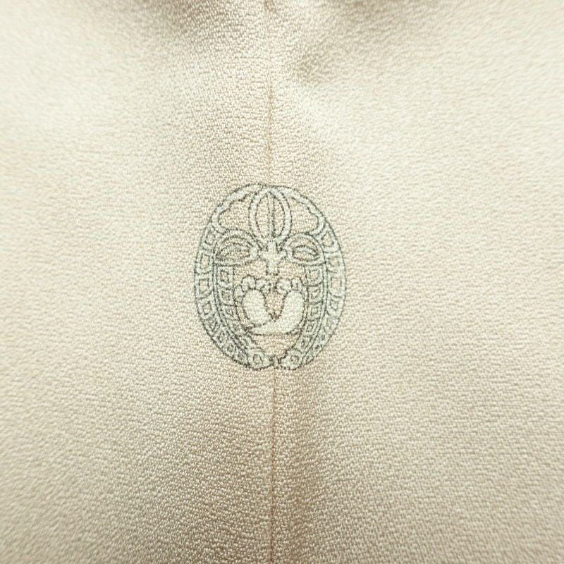 訪問着 しつけ糸付き 一つ紋付き 正絹 花柄 袷仕立て 身丈168.5cm 裄丈66.5cm 箔 フォーマル 着物 入学式 卒業式 結婚式 ピンク_画像17