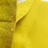 名古屋帯 太鼓柄 良品 正絹 木の葉・植物柄 名古屋仕立て 箔 金彩 イチョウ 帯 黄・黄土色_画像20