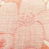 名古屋帯 六通柄 正絹 花柄 名古屋仕立て 帯 紬地 サーモンピンク ピンク_画像4