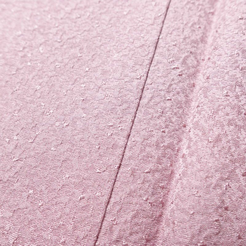 色無地 良品 しつけ糸付き 一つ紋付き 正絹 無地 袷仕立て 身丈155.5cm 裄丈66cm フォーマル 着物 入学式 卒業式 お茶会 ピンク_画像9