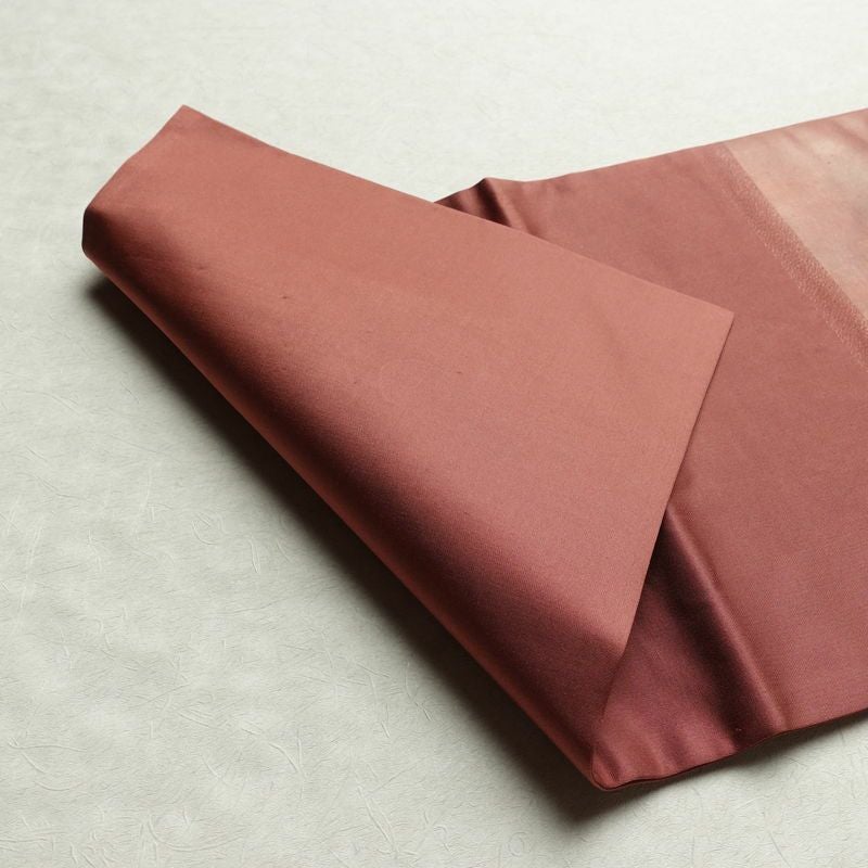 名古屋帯 太鼓柄 良品 正絹 幾何学柄・抽象柄 名古屋仕立て 箔 帯 ピンク_画像9