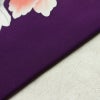 名古屋帯 太鼓柄 正絹 花柄 名古屋仕立て 箔 帯 紫・藤色_画像14