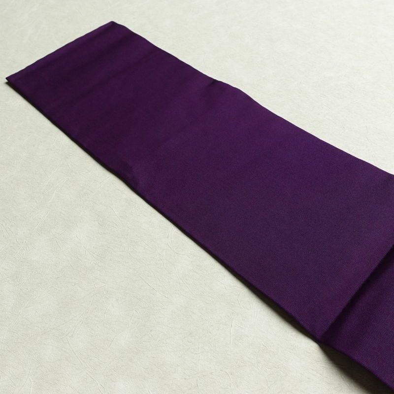 名古屋帯 太鼓柄 正絹 花柄 名古屋仕立て 箔 帯 紫・藤色_画像17