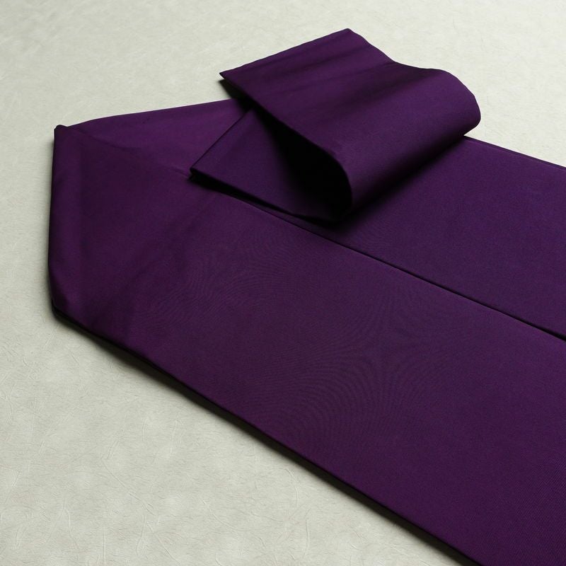 名古屋帯 太鼓柄 正絹 花柄 名古屋仕立て 箔 帯 紫・藤色_画像22