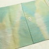 名古屋帯 太鼓柄 正絹 幾何学柄・抽象柄 通し仕立て 帯 緑・うぐいす色_画像19