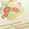 名古屋帯 六通柄 正絹 古典柄 名古屋仕立て 箔 帯 白_画像5