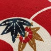 名古屋帯 全通柄 正絹 古典柄 松葉仕立て 帯 赤・朱_画像5