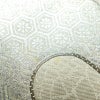 名古屋帯 太鼓柄 正絹 古典柄 名古屋仕立て 箔 銀糸 帯 金・銀_画像8