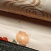 名古屋帯 六通柄 正絹 花柄 名古屋仕立て 箔 帯 ピンク_画像7
