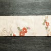 名古屋帯 六通柄 正絹 花柄 名古屋仕立て 箔 帯 ピンク_画像13