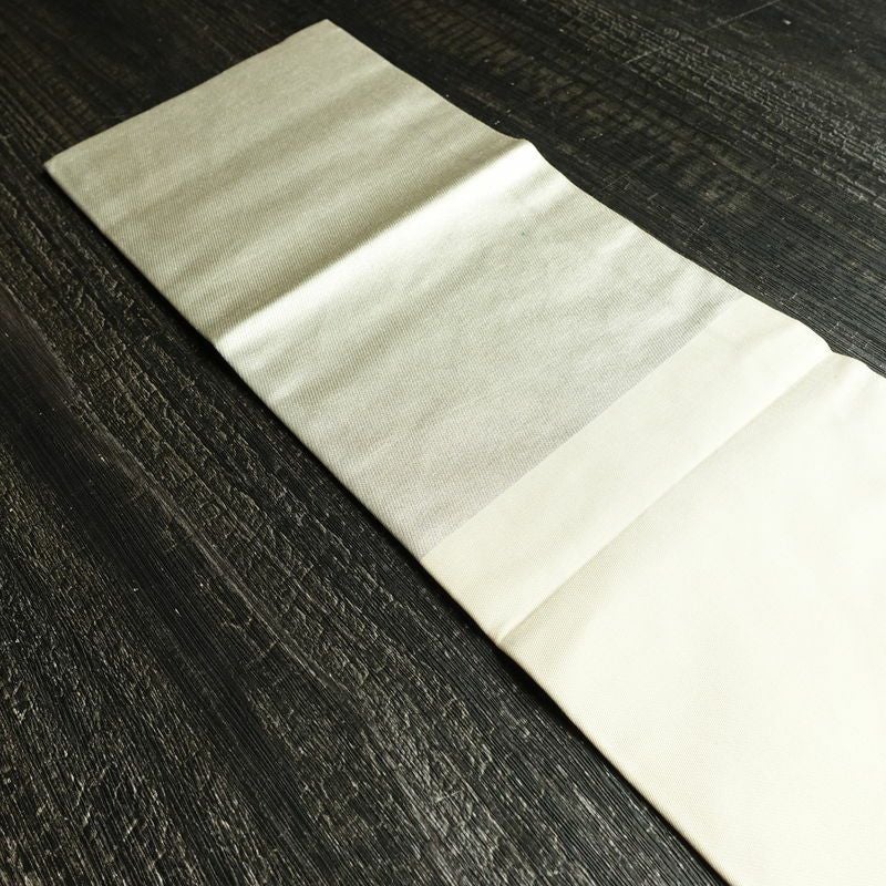 名古屋帯 太鼓柄 金駒刺繍 正絹 亀甲柄 名古屋仕立て 刺繍 金糸 帯 金・銀_画像16