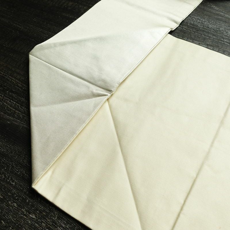 名古屋帯 太鼓柄 金駒刺繍 正絹 亀甲柄 名古屋仕立て 刺繍 金糸 帯 金・銀_画像18