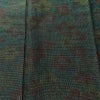 紬 良品 しつけ糸付き 正絹 花柄 袷仕立て 身丈155cm 裄丈63.5cm 着物 緑・うぐいす色_画像6
