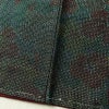 紬 良品 しつけ糸付き 正絹 花柄 袷仕立て 身丈155cm 裄丈63.5cm 着物 緑・うぐいす色_画像11