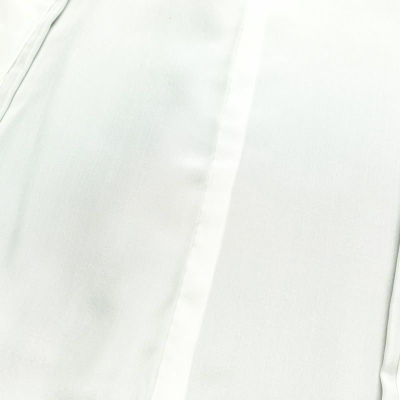 紬 良品 しつけ糸付き 正絹 花柄 袷仕立て 身丈155cm 裄丈63.5cm 着物 緑・うぐいす色_画像18