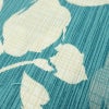 新品 浴衣 女性用 綿麻 高級変わり織 古典柄 花柄 菊柄 ゆかた 未使用品 しつけ糸付き くすみカラー くすみターコイズ モダン 上品 乱菊_画像5