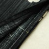 新品 浴衣 女性用 綿 平織 古典柄 ゆかた 未使用品 しつけ糸付き 黒 レトロ モダン まり 桜_画像12