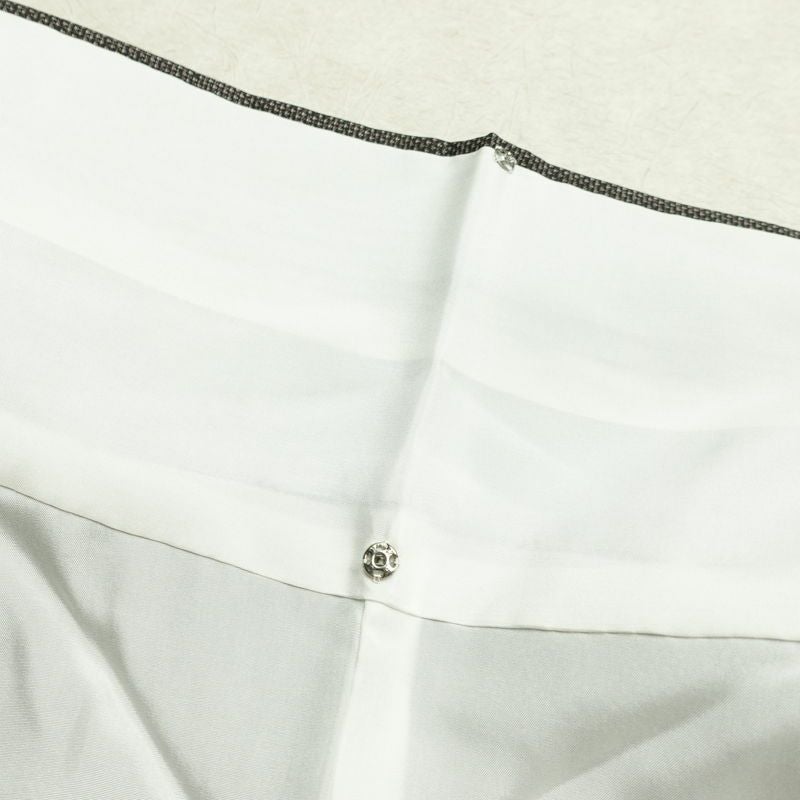 大島紬 美品 しつけ糸付き 正絹 縞柄・線柄 袷仕立て 身丈160.5cm 裄丈65cm リサイクル着物 着物 茶_画像20