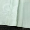 長襦袢 良品 正絹 花柄 袖無双・胴抜き 身丈123.5cm 裄丈63.5cm 一部しつけ糸付き フォーマル 上品 緑・うぐいす色_画像9