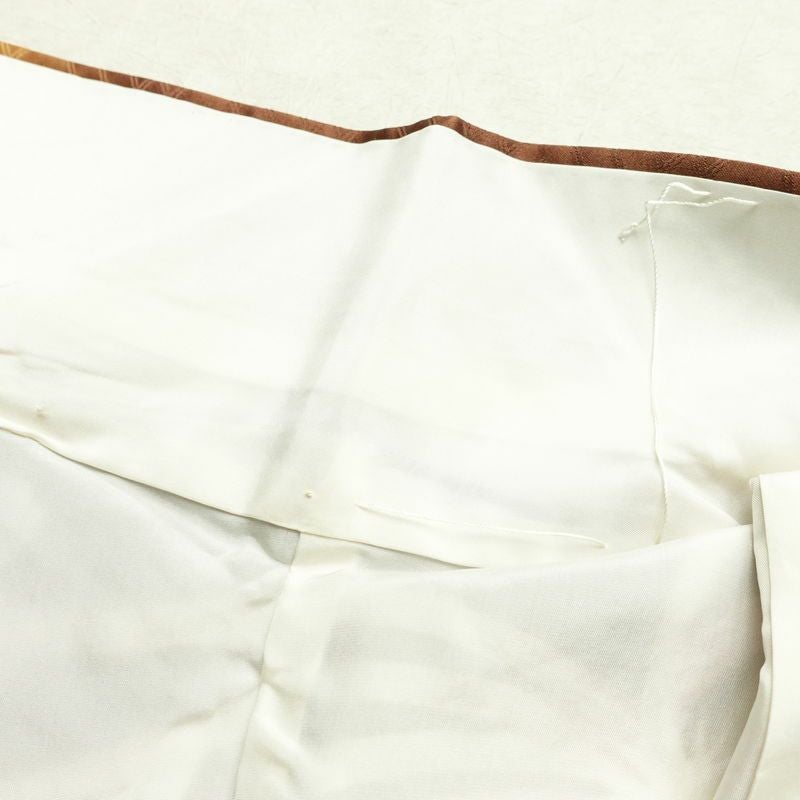 振袖 金駒刺繍 正絹 古典柄 袷仕立て 身丈168cm 裄丈67.5cm リサイクル着物 帯 金彩 成人式 二十歳 二十歳の集い フォーマル 華やか 黄・黄土色_画像22