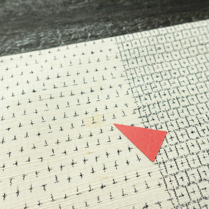 紬 正絹 チェック・格子柄 袷仕立て 身丈162.5cm 裄丈63cm リサイクル着物 着物 モダン カジュアル 白_画像14