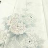 付け下げ 落款入り しつけ糸付き 正絹 花柄 袷仕立て 身丈159.5cm 裄丈67cm リサイクル着物 着物 手描き フォーマル 上品 白_画像5