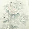 付け下げ 落款入り しつけ糸付き 正絹 花柄 袷仕立て 身丈159.5cm 裄丈67cm リサイクル着物 着物 手描き フォーマル 上品 白_画像6