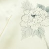 付け下げ 落款入り しつけ糸付き 正絹 花柄 袷仕立て 身丈159.5cm 裄丈67cm リサイクル着物 着物 手描き フォーマル 上品 白_画像17