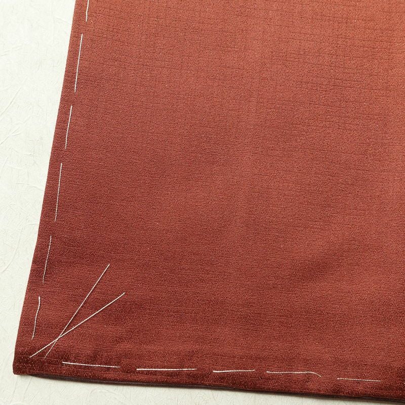 付け下げ 良品 しつけ糸付き 正絹 花柄 袷仕立て 身丈155.5cm 裄丈63cm リサイクル着物 着物 箔 金彩 銀彩 入学式 卒業式 七五三 お宮参り フォーマル 茶_画像11