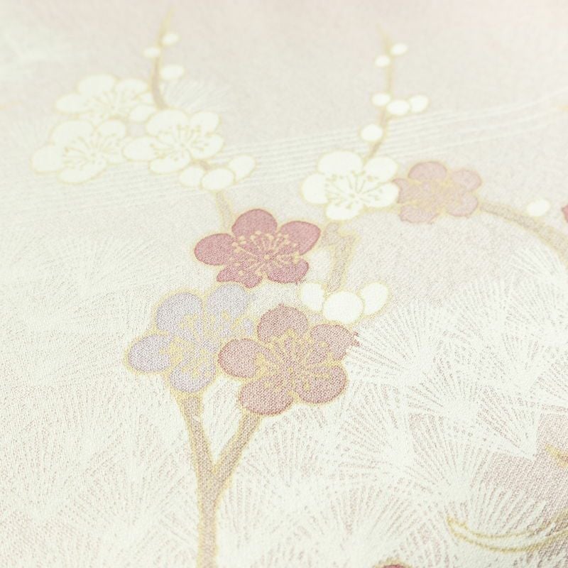 付け下げ 良品 しつけ糸付き 正絹 花柄 袷仕立て 身丈158.5cm 裄丈64cm リサイクル着物 着物 入学式 卒業式 七五三 お宮参り フォーマル 上品 ラベンダーピンク ピンク_画像10