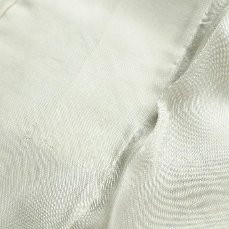 小紋 縮緬 総柄 正絹 花柄 袷仕立て 身丈167.5cm 裄丈62.5cm リサイクル着物 着物 モダン 紫・藤色_画像20