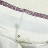 小紋 縮緬 総柄 正絹 木の葉・植物柄 袷仕立て 身丈152.5cm 裄丈64cm リサイクル着物 着物 紫・藤色_画像20