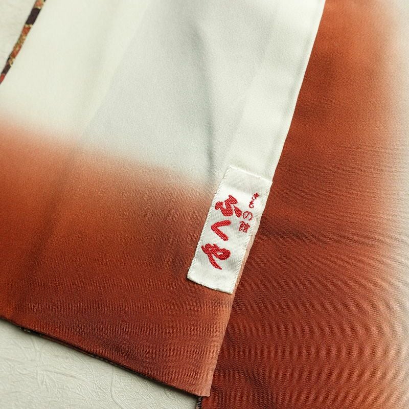 小紋 総柄 正絹 古典柄 袷仕立て 身丈159cm 裄丈67cm リサイクル着物 着物 モダン 多色使い_画像20