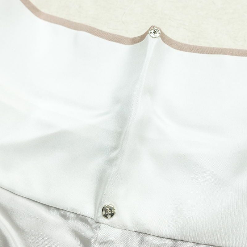 付け下げ 良品 縮緬 正絹 風景柄 袷仕立て 身丈164.5cm 裄丈70.5cm ゆったりサイズ ワイド リサイクル着物 着物 箔 金彩 入学式 卒業式 七五三 お宮参り フォーマル 上品 ベージュ_画像20