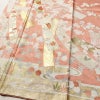 訪問着 良品 金駒刺繍 綸子 正絹 古典柄 袷仕立て 身丈163.5cm 裄丈67cm リサイクル着物 着物 箔 共八掛 入学式 卒業式 七五三 パーティー お宮参り フォーマル 華やか 菊 桜 ピンク_画像4