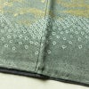 付け下げ 美品 しつけ糸付き 金駒刺繍 綸子 絞り 正絹 古典柄 袷仕立て 身丈165.5cm 裄丈67.5cm リサイクル着物 着物 刺繍 箔 金彩 菊 緑・うぐいす色_画像12