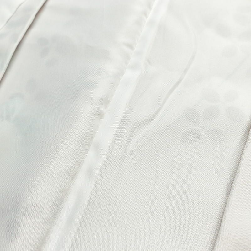 小紋 ポリエステル 花柄 袷仕立て 身丈165cm 裄丈66cm リサイクル着物 着物 ピンク_画像20