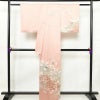 訪問着 良品 正絹 花柄 袷仕立て 身丈159.5cm 裄丈63.5cm リサイクル着物 一部しつけ糸付き 着物 箔 入学式 卒業式 七五三 お宮参り フォーマル ピンク_画像2