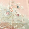 訪問着 良品 正絹 花柄 袷仕立て 身丈159.5cm 裄丈63.5cm リサイクル着物 一部しつけ糸付き 着物 箔 入学式 卒業式 七五三 お宮参り フォーマル ピンク_画像6