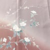 訪問着 縮緬 一つ紋付き 正絹 花柄 袷仕立て 身丈159cm 裄丈64cm リサイクル着物 着物 共八掛 入学式 卒業式 七五三 お宮参り フォーマル 上品 紫・藤色_画像6