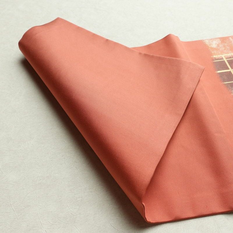 名古屋帯 太鼓柄 良品 正絹 古典柄 名古屋仕立て リサイクル帯 帯 箔 引箔 松 菊 ピンク_画像11