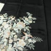 訪問着 一つ紋付き 正絹 花柄 袷仕立て 身丈165.5cm 裄丈66cm リサイクル着物 着物 箔 結婚式 パーティー フォーマル 華やか 黒_画像5