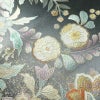 訪問着 一つ紋付き 正絹 花柄 袷仕立て 身丈165.5cm 裄丈66cm リサイクル着物 着物 箔 結婚式 パーティー フォーマル 華やか 黒_画像11