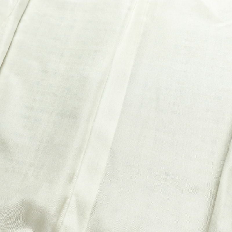 紬 つむぎ着物 正絹 チェック・格子柄 袷仕立て 身丈157.5cm 裄丈66cm リサイクル着物 着物 モダン 白_画像18